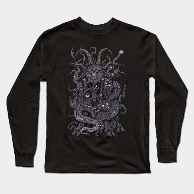 Black Goat - Azhmodai 2018 Long Sleeve T-Shirt by azhmodai